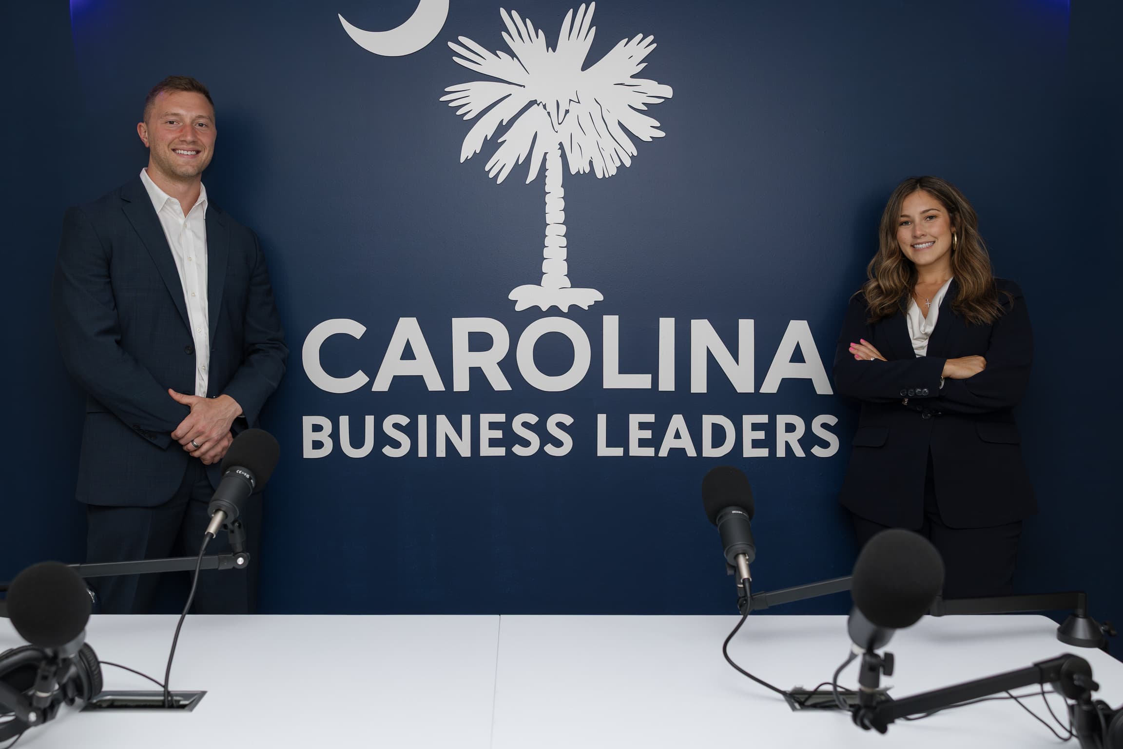 Carolina Business Leaders podcast studio
