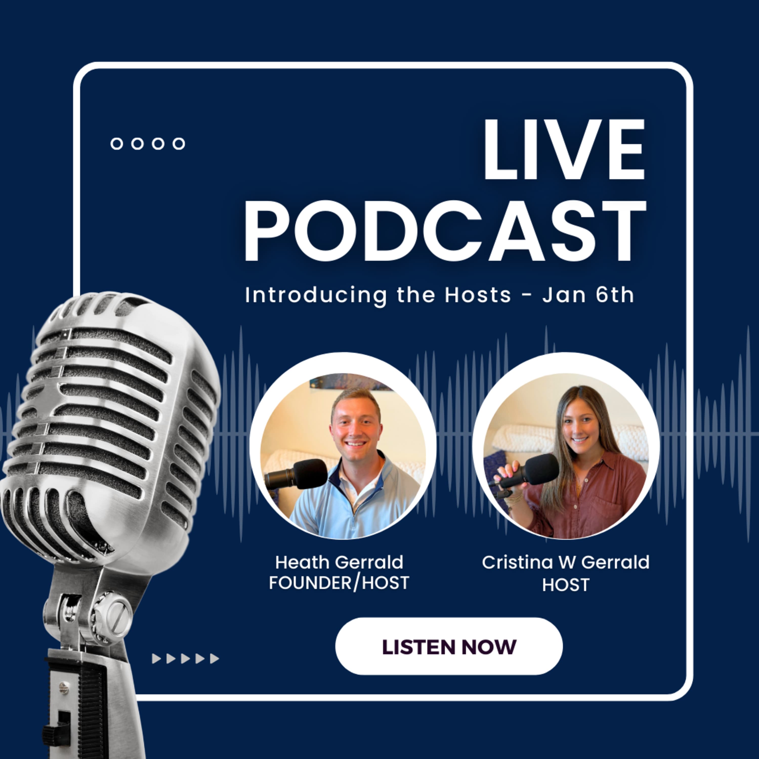 Introducing the Hosts - Heath and Cristina Gerrald | EP 1